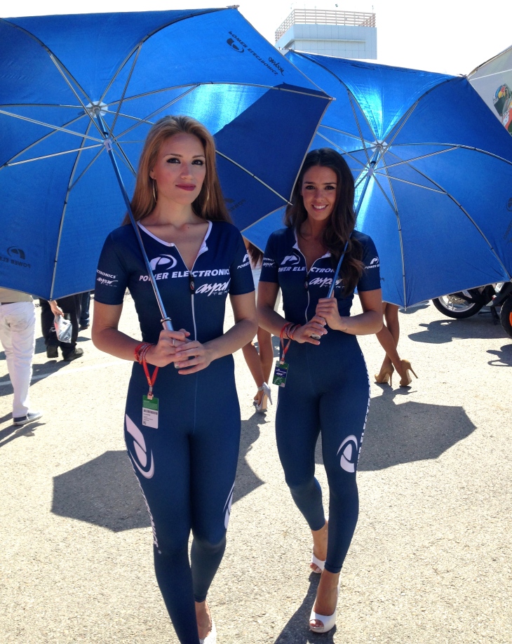 Pibones en el Circuito de Jerez.